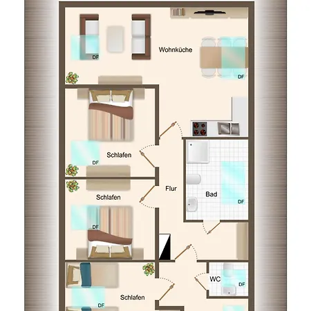 Friesenhof Janssen - Urlaub Auf Dem Bauernhof Apartamento