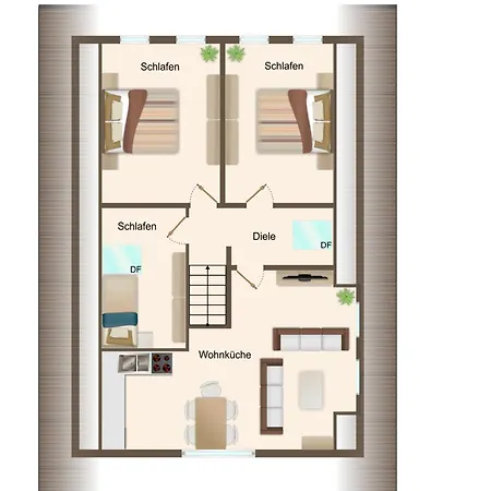 Apartamento Friesenhof Janssen - Urlaub Auf Dem Bauernhof *